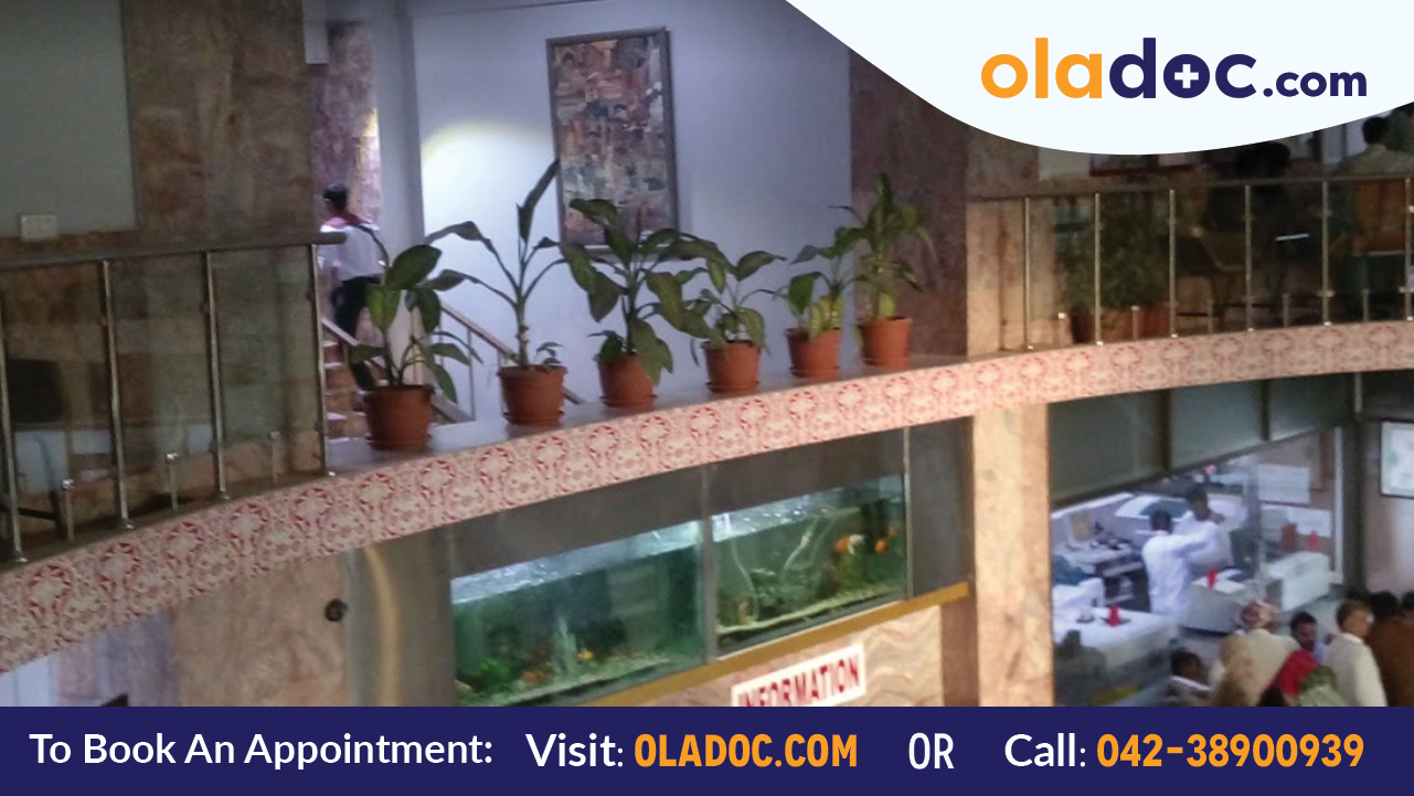 Hall way at National Medical Center Karachi